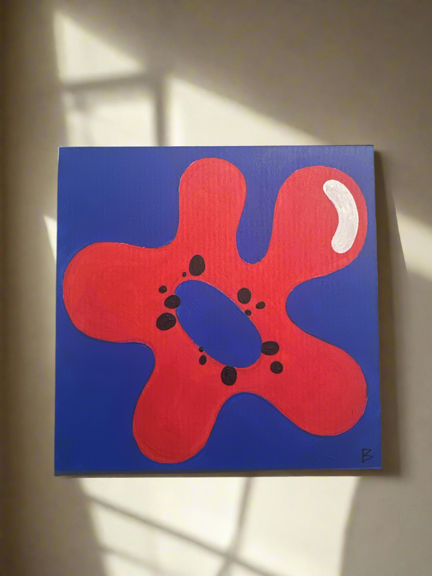 “B Flower Type #2” Original Painting