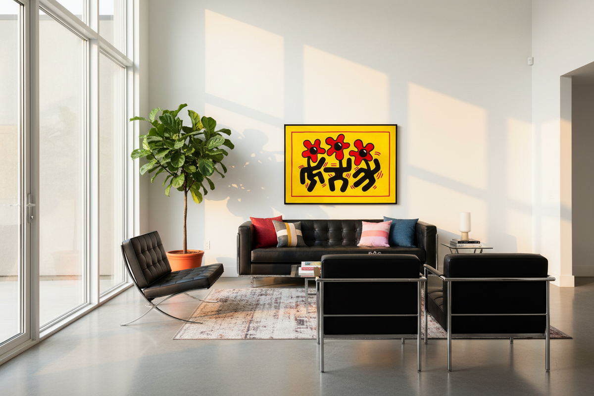 3 B's in Yellow Original Painting
