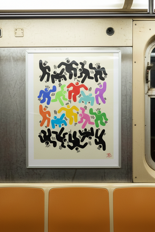 B's in Motion Art Print
