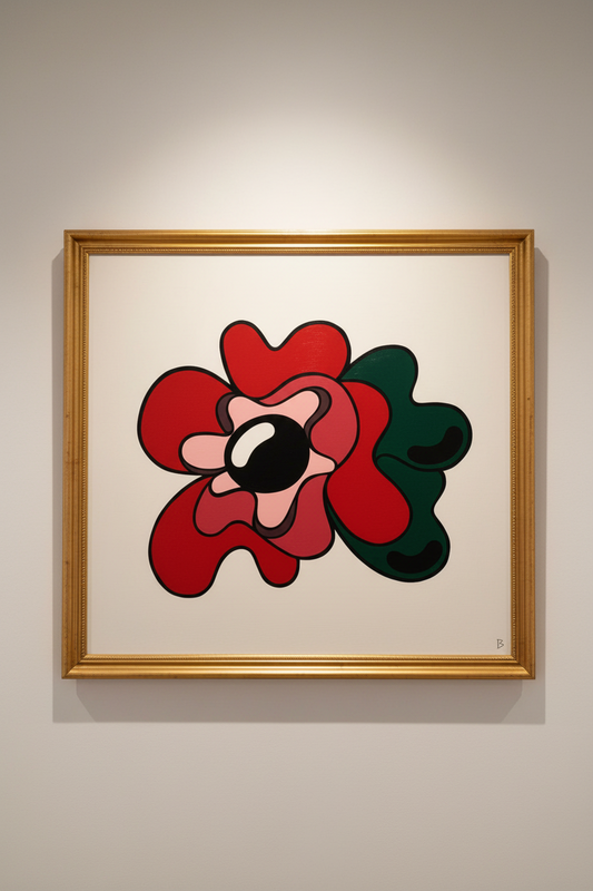 “Red Bloom” Original Painting