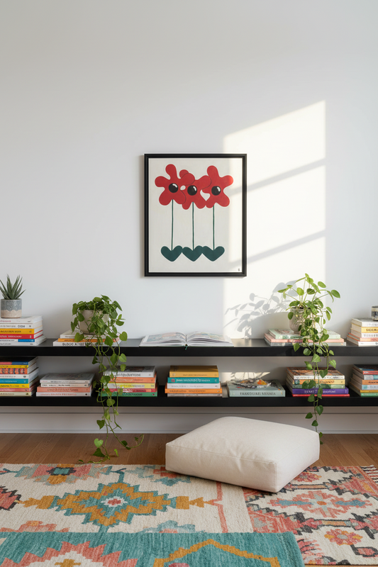 “B’s Poppies” Original Paintings