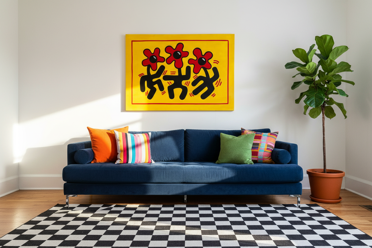 3 B's in Yellow Original Painting