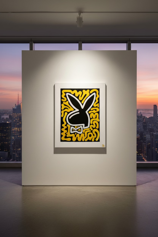 Play B Bunny Original Painting