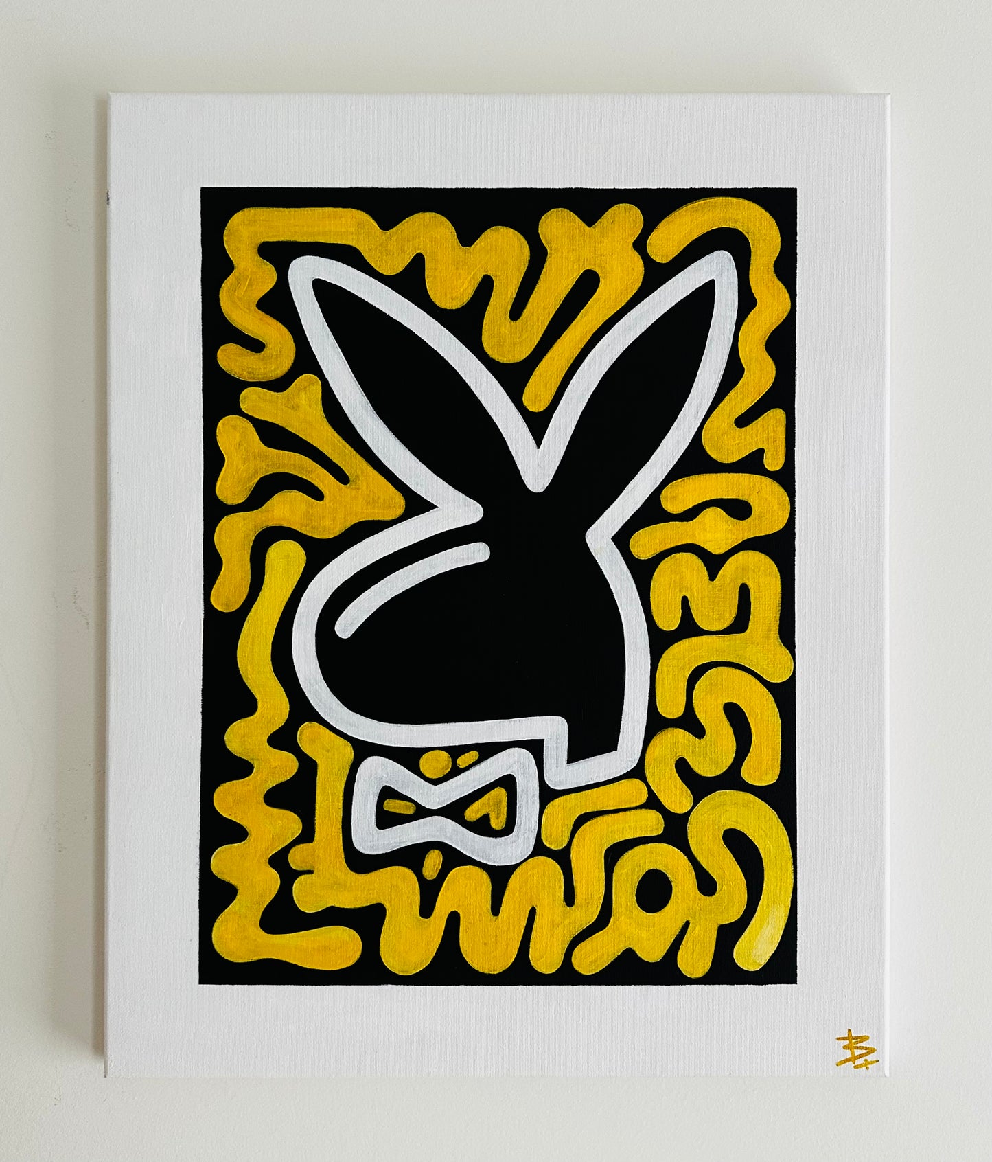 Play B Bunny Original Painting