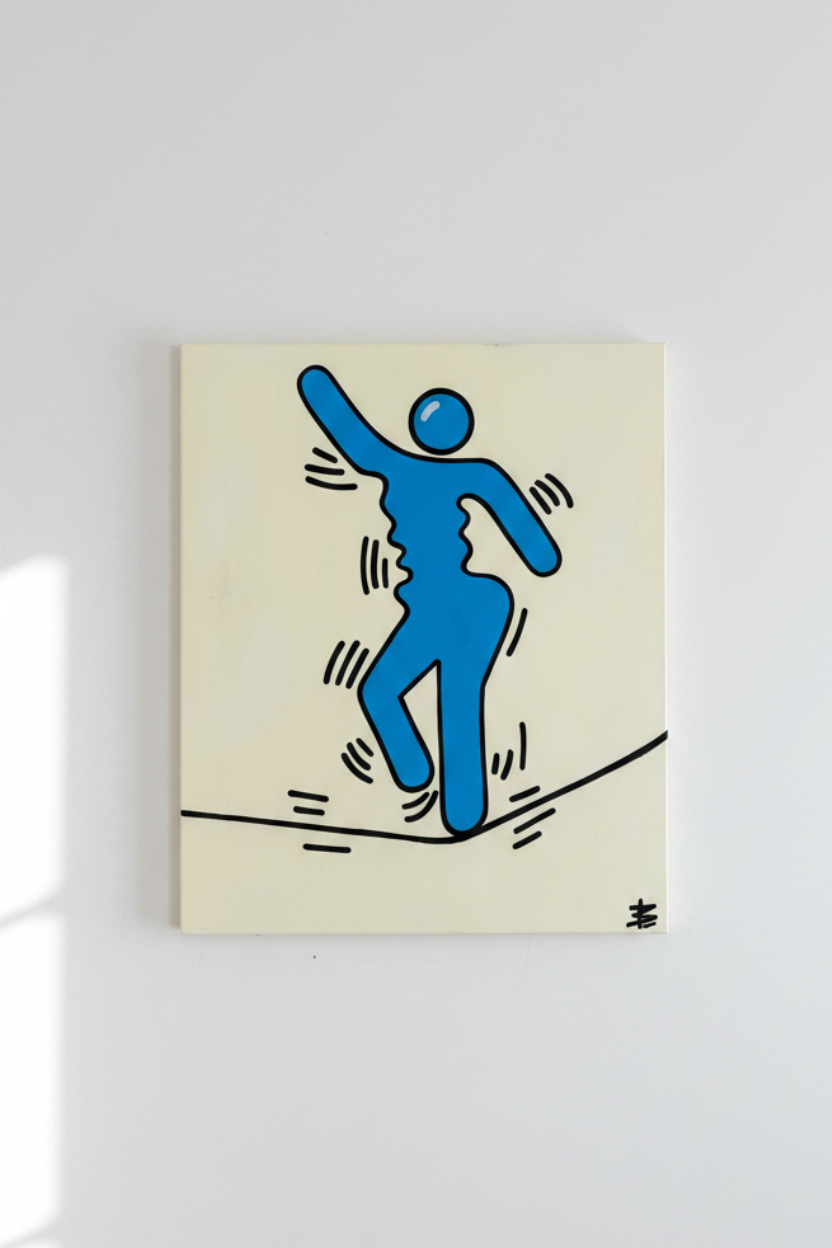 Balancing B Original Painting