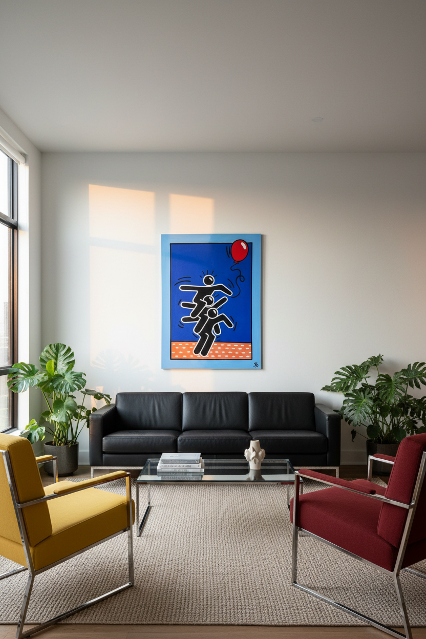 3 B's and a Balloon Original Painting