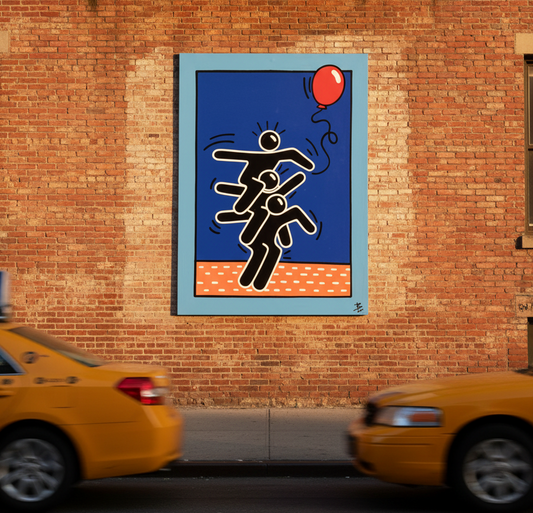3 B's and a Balloon Original Painting