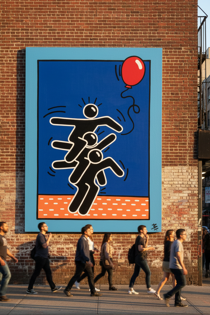 3 B's and a Balloon Art Print