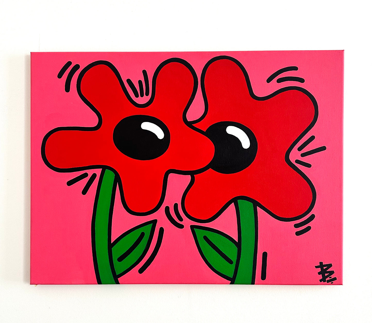 2 B's in Bloom Original Painting